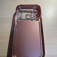 新品iPhone 17 Pro 用ウォレットケース ミラー内蔵 キックスタンド付き カードホルダー付き オレンジの画像