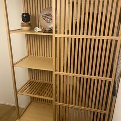 IKEA Nordkisaオープンワードローブ 引き戸付きの画像