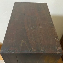 ◆昭和レトロ◆古銭取手アンティークキャビネットの画像