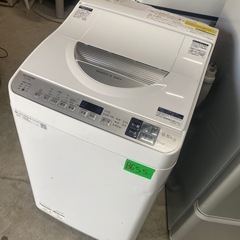 NO B655🌈福岡市内配送設置無料✨🌈シャープ SHARP タテ型洗濯乾燥機 幅56.5cm(ボディ幅52.0cm) 洗濯・脱水容量 5.5kg ステンレス穴なし槽 シルバー系 ES-TX5D-S 2020ねn2020年の画像