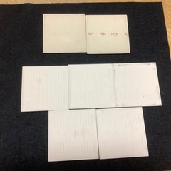 タイル　ホワイト　アイボリー　9.8×9.8㎝　7枚の画像