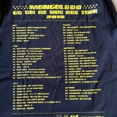 【開封未使用品】モンパチ  ツアーTシャツ(Sサイズ)の画像