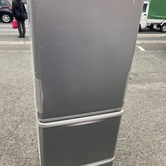 NO B653🌈福岡市内配送設置無料✨🌈シャープ SHARP 冷蔵庫(幅60.0cm) 350L 両開き 3ドア シルバー系 SJ-W351E-S 2019ねn2019年の画像
