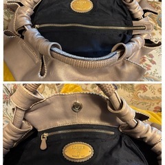 LOEWE ロエベ ナッパアイレ ハンドバッグ ゴールドの画像