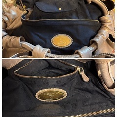 LOEWE ロエベ ナッパアイレ ハンドバッグ ゴールドの画像