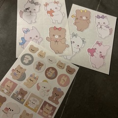 新品 シール 8種セット おまけ付きの画像