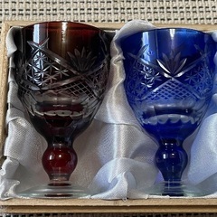 【未使用品】京切子　手づくり ペアの画像