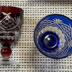 【未使用品】京切子　手づくり ペアの画像