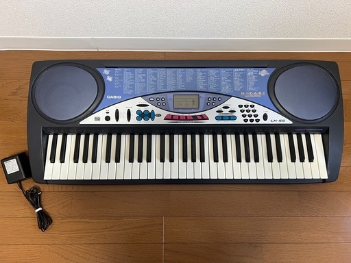 CASIO カシオ 光ナビゲーション 電子キーボード LK-55