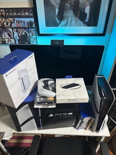PS5 Pro本体＋ドライブ＋スタンド＋ソフト3本