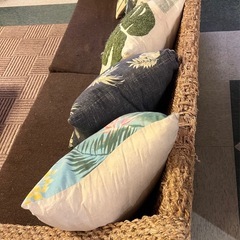 アジアン家具 ソファ　セットの画像