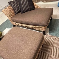 アジアン家具 ソファ　セットの画像