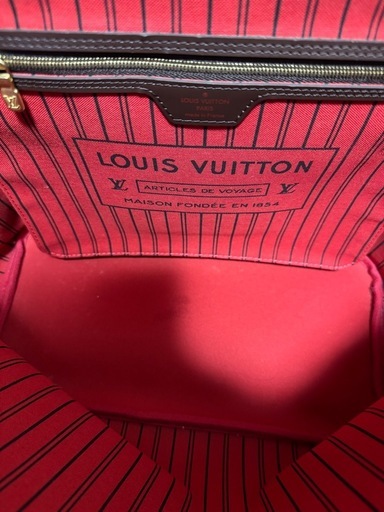 美品　LOUIS VUITTON ダミエ ネヴァーフルMM ポーチ付き
