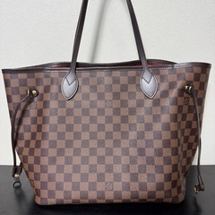 美品　LOUIS VUITTON ダミエ ネヴァーフルMM ポーチ付きの画像