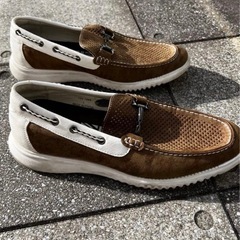 ビットシューズ メンズ ローファー スエード調 靴の画像