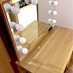 【美品】ドレッサー　女優ミラー　化粧台
の画像