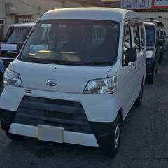 H30年式ハイゼットカーゴ　DX　SA3　AT車　2WD  白　後期型　車検付きコミコミ価格　の画像