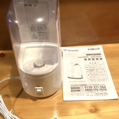 アイリスオーヤマ加湿器　新品/未使用　取説付きの画像
