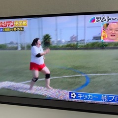 40インチTOSHIBA
テレビ　線が入りますの画像