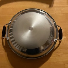 未使用の中華鍋　テフロン加工　直径33 cmの画像