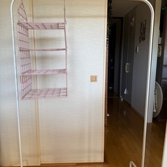 吊り下げハンガー　くすみピンク　の画像