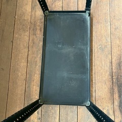 黒のスチールラック②の画像