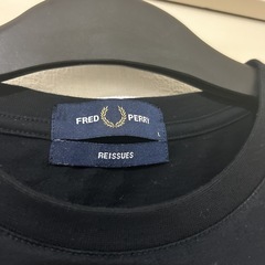 FRED PERRY アートプリント Tシャツ L 黒 ブラックの画像