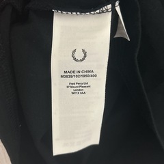 FRED PERRY アートプリント Tシャツ L 黒 ブラックの画像