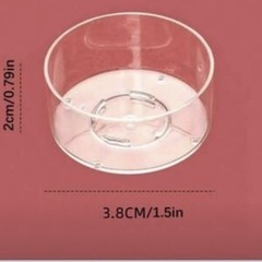 20個　空のティーライトカップ　クリア　丸　の画像