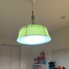 子供部屋、男の子、かわいいLEDLED照明器具、IKEA美品の画像
