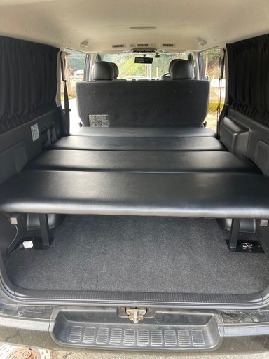 【そろそろ消します】ハイエース200系 標準S-GL用ベッドキット ブラック