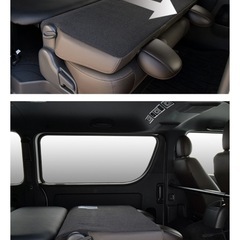 ハイエース200系 標準S-GL用ベッドキット ブラックの画像