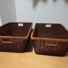 カゴ 2個セットの画像