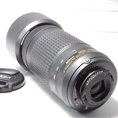 Nikon AF-P 70-300mm VR 超望遠レンズ レンズフード付　美品の画像