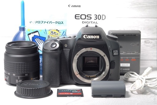 Canon EOS 30D EF 35-80mm Ⅲ 一眼レフカメラ 動作正常 Canon EOS 30D EF 35-80mm Ⅲ 一眼レフカメラ 動作正常 (もくちゃん