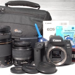 Canon EOS 9000D ダブルズームキット スマホ転送 Wi-Fi機能付の画像