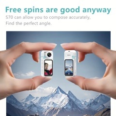 【162】新品 2.7K HD VIDEO ミニアクションカメラ（ホワイト）の画像