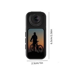 【162】新品 2.7K HD VIDEO ミニアクションカメラ（ホワイト）の画像