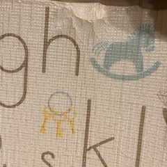 両面使えるプレイマット/ベビーマットの画像