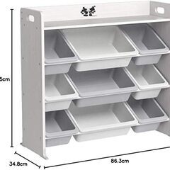 ディズニーおもちゃ収納棚　アイリスオーヤマ　ミッキーの画像