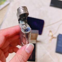 Dunhill S ガスライター 20ミクロン 金張り 箱・保証書付 着火OKの画像