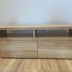 テレビ台　木目調　伸縮タイプの画像