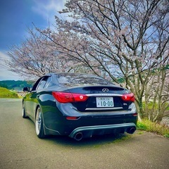 V37スカイライン柿本マフラーの画像