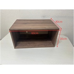 木製キッチン棚／家電ラック　電源コード穴つき◎ 駒込駅付近で引取り可の画像