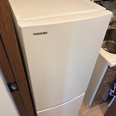 東芝 ノンフロン 冷凍冷蔵庫 GR-V15BS(W)の画像