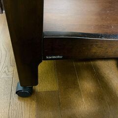 カリモク　キッチンワゴン　コロニアル　アンティーク調　karimokuの画像