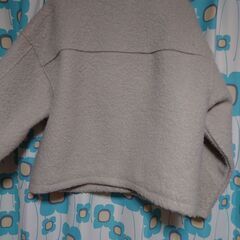 【ボアジップブルゾン／Ｍ〜Ｌサイズ】ライトベージュの画像