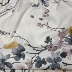 100×130 花柄カーテン 2枚セット 3級遮光 海外製 おしゃれ＆かわいいの画像