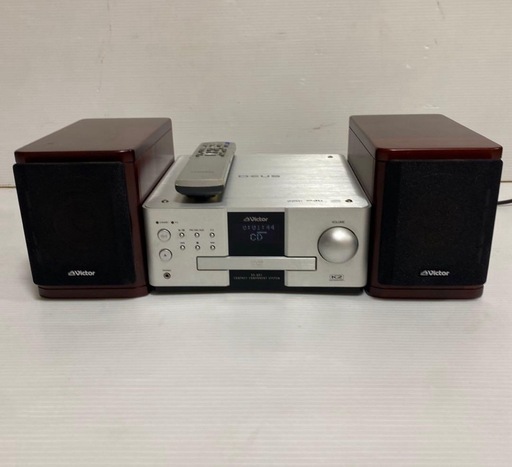 訳あり ビクター EX-AK1 ウッドコーン DVD ミニコンポ 音響機器