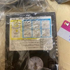 タイヤパンク応急修理剤、エアーコンプレッサーの画像